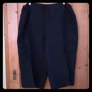 3 pairs of Bryn Walker drawstring linen capris